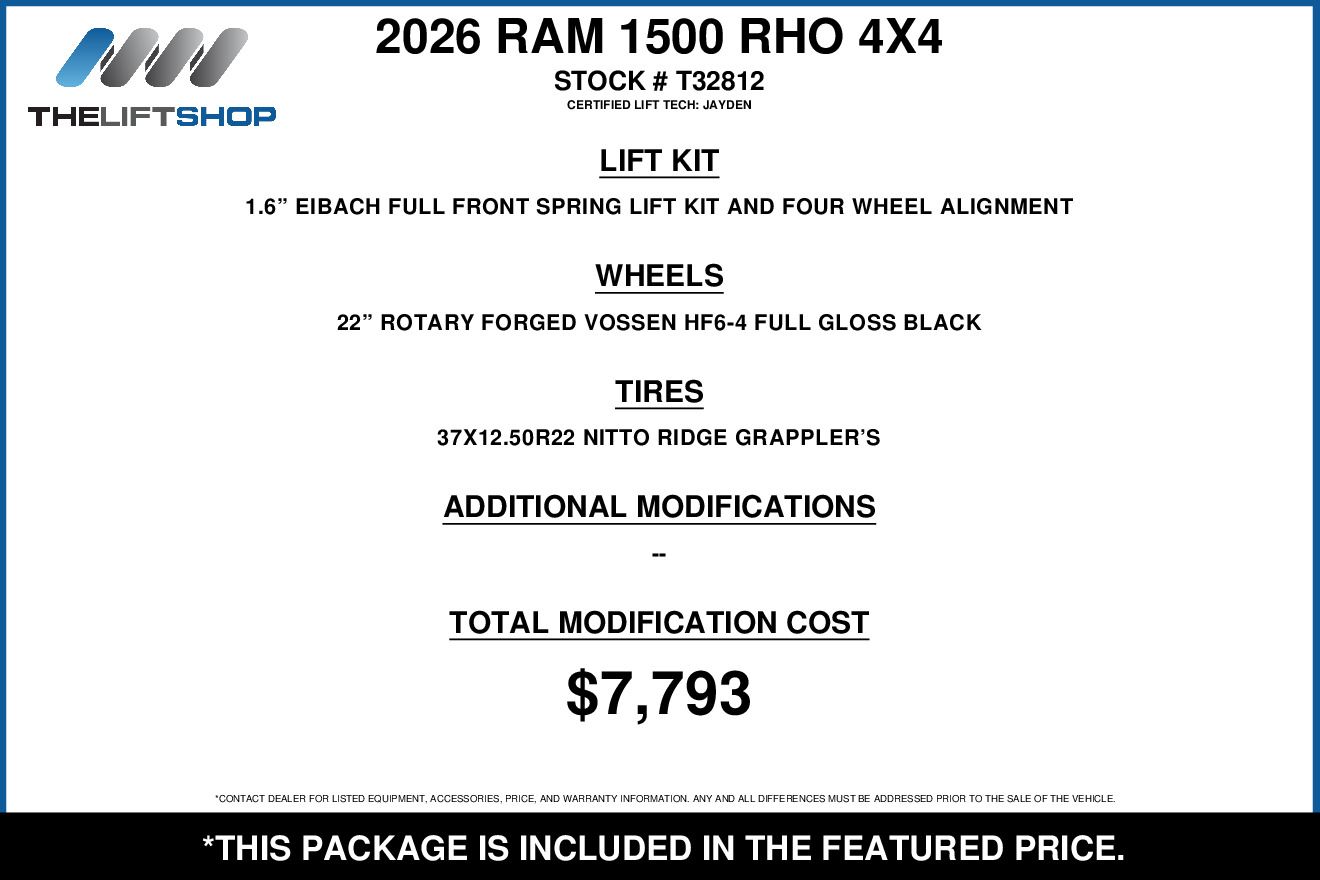 ram ram 1500 pickup 2026 1C6SRFUP6TN332984 image ram ram 1500 pickup 2026 1C6SRFUP6TN332984 image